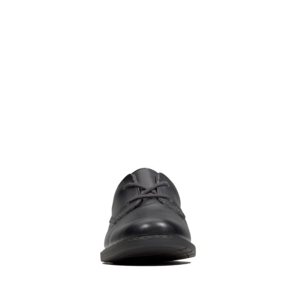 Clarks Boys Scala Loop Kid School Shoes Black | CA-2431960